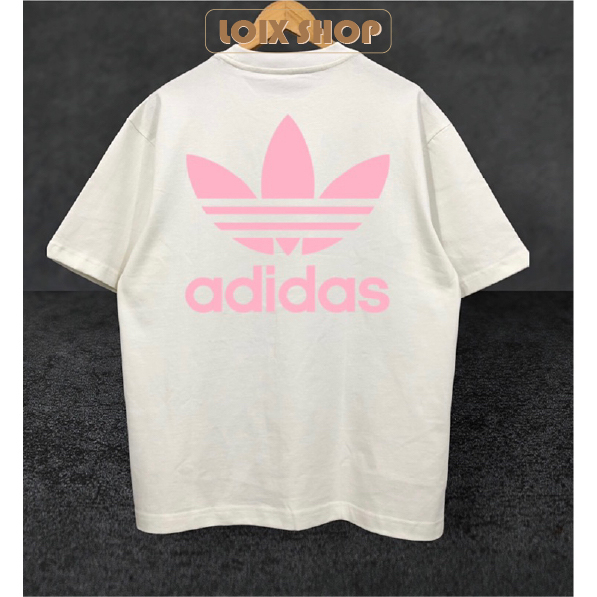 Áo thun Adidas in hình nam nữ chất liệu cotton 100% basic tee form oversize Loix shop