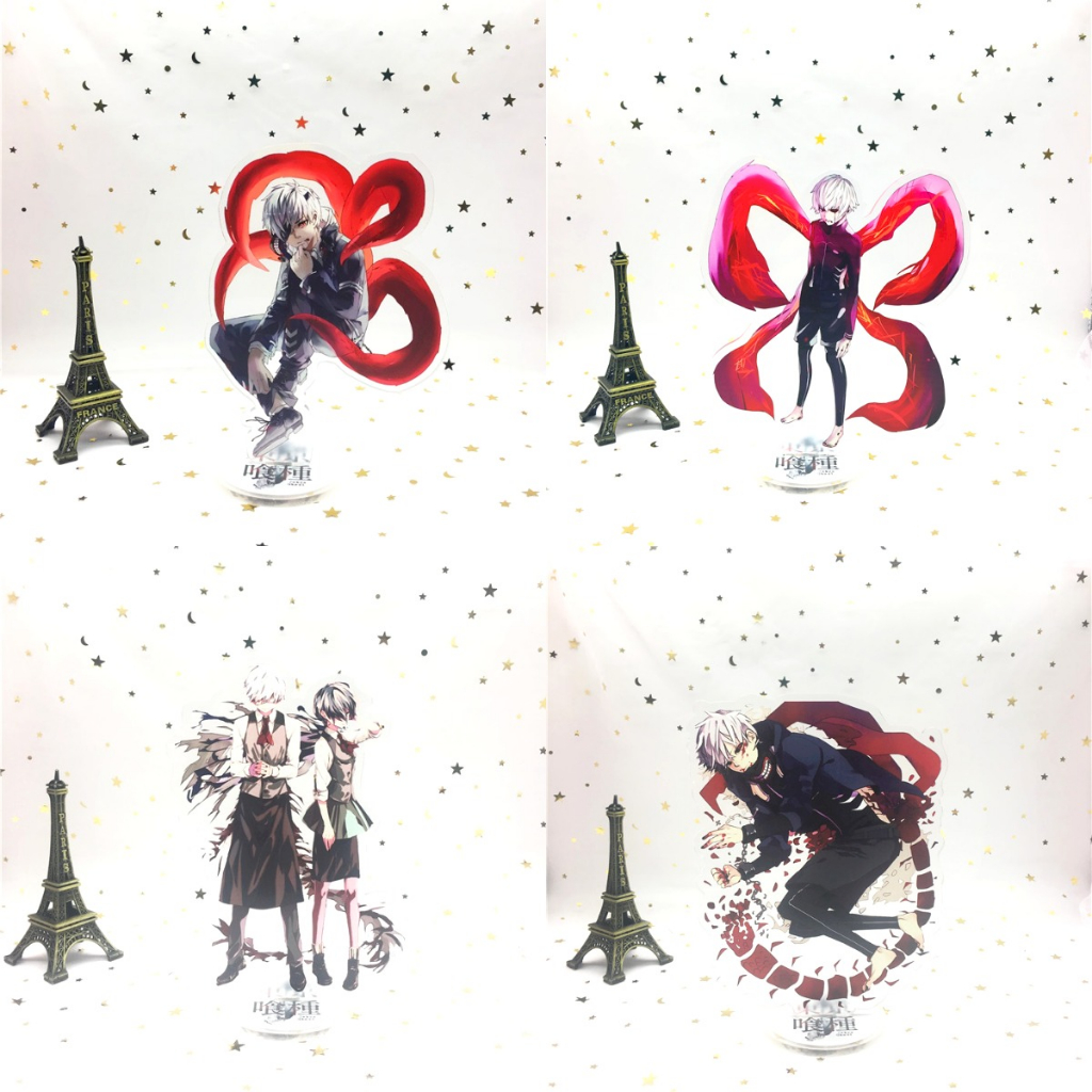 Tượng mica Standee anime Tokyo Ghoul Kaneki Ken Kishou Arima Kirishima Touka Juuzou Suzuya Amon Koutarou Kamishiro Rize