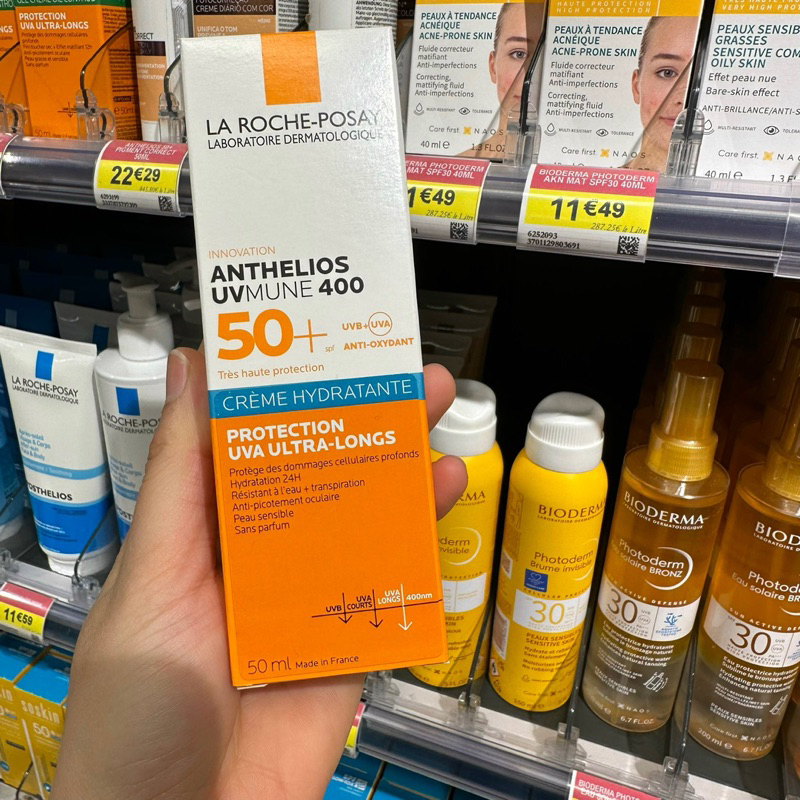 Kem chống nắng La Roche Posay Anthelios ultra spf 50+ bản xanh dương da khô