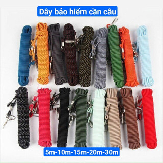 Dây bảo hiểm thừng chun co giãn, dây bảo vệ cần chun co giãn 5m, 10m, 15m, 20m, 30m