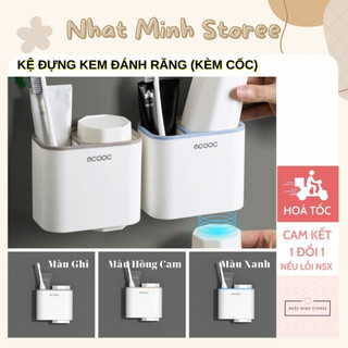 Kệ đựng bàn chải kem đánh răng, bộ đựng bàn chải đánh răng tiện lợi