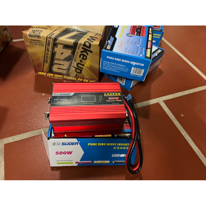 Kích điện suoer 12v-220v 500w