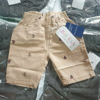 {8-25kg} Quần kaki lửng bé trai chất đẹp (có co giãn)