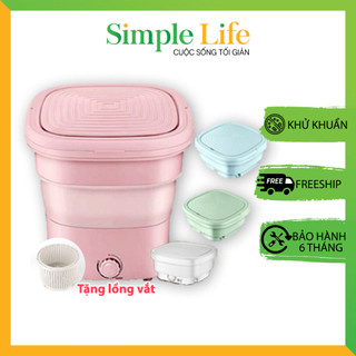 [FreeShip - Bảo hành] Máy giặt mini Yangzi gấp gọn thông minh chính hãng, vắt khô và khử trùng UV bằng công nghệ Blue Ag