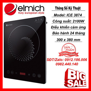 BẾP ĐIỆN TỪ ELMICH ICE 3874 (2100W) HÀNG CHÍNH HÃNG