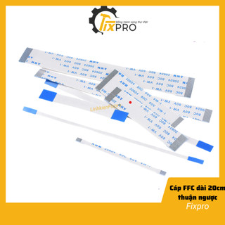 Cáp FFC 10P-40P thuận 0.5mm - 1mm dài 20cm (Túi 5 chiếc)