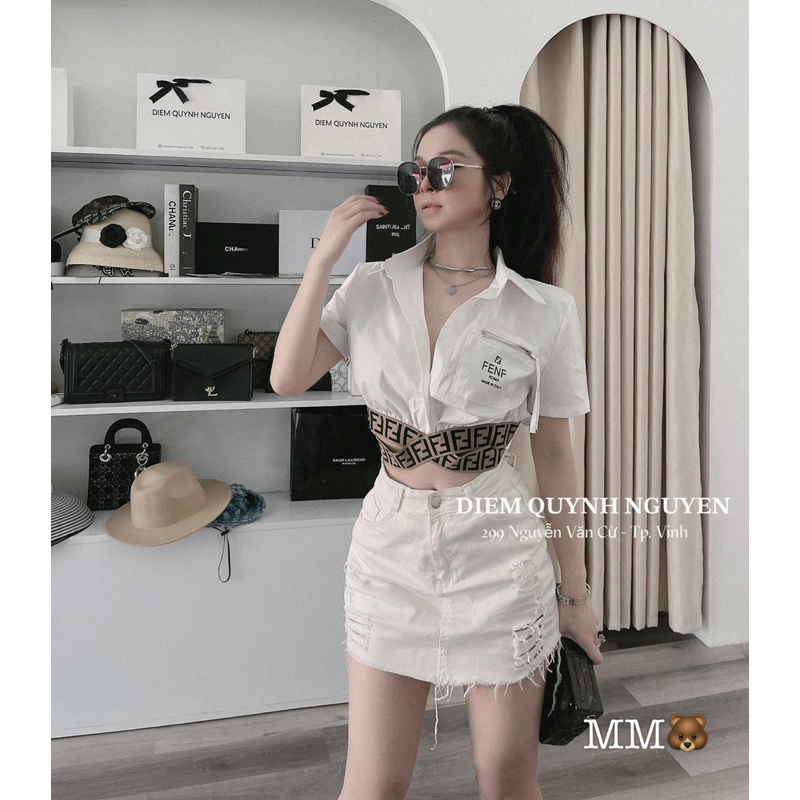 Sơ Mi Croptop Fen Di