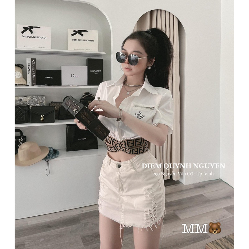 Sơ Mi Croptop Fen Di