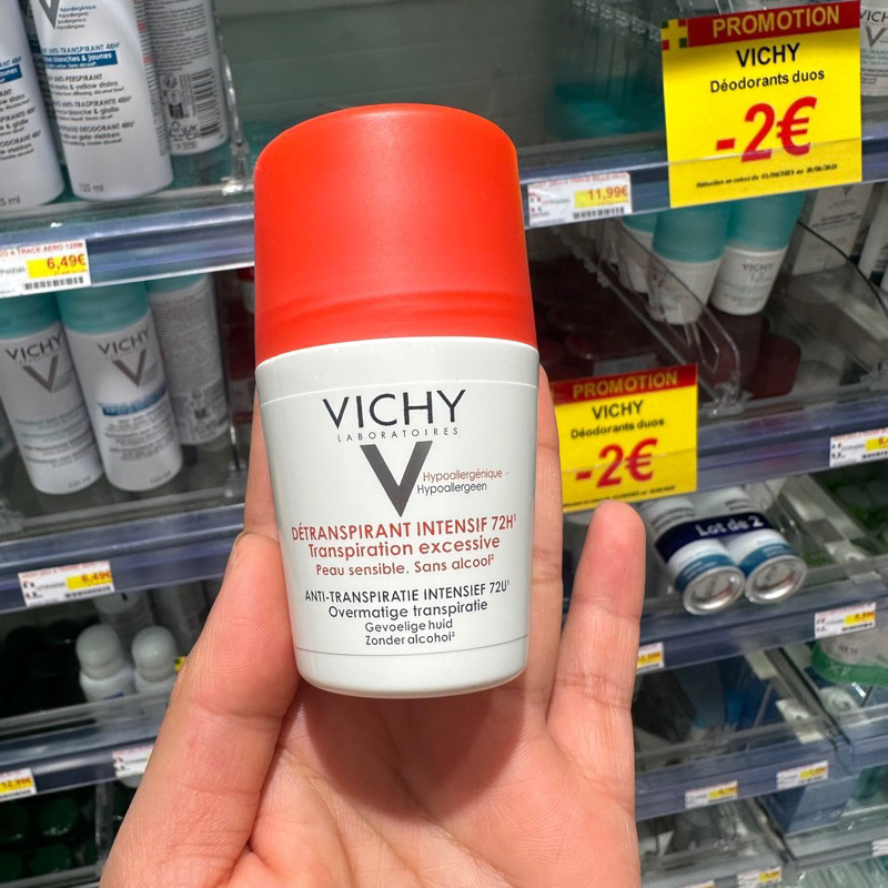 Lăn khử mùi Vichy đỏ