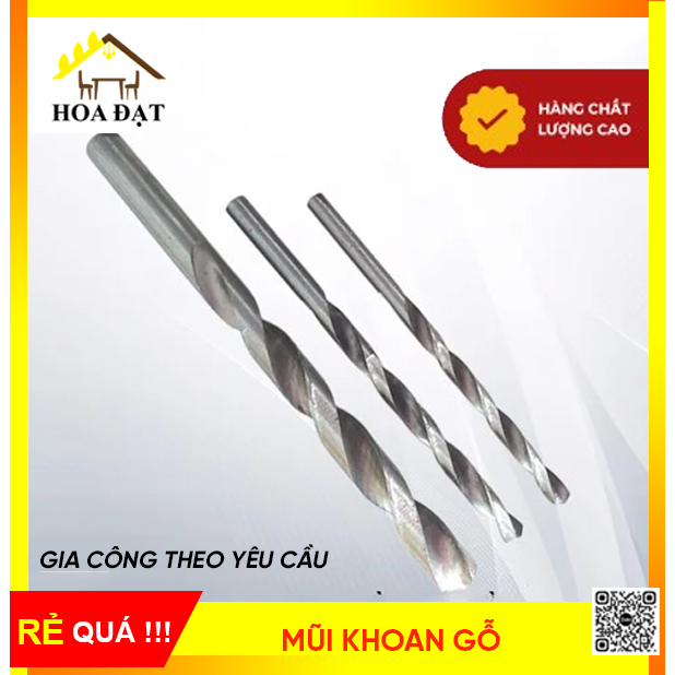 Mũi Khoan Gỗ – Tiện Dụng – Chất Liệu Thép Cao Cấp – Đa Dạng Kích Thước