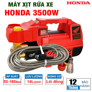 Máy xịt rửa xe hd có chỉnh áp 3500w dộng cơ cảm ứng từ 100% lõi đồng - bh 12 tháng