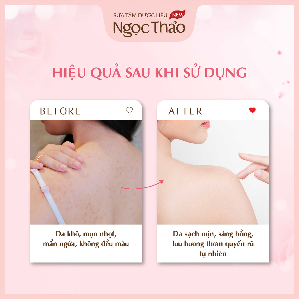 {MỚI} Sữa tắm dược liệu Ngọc Thảo _ Chăm sóc chuyên sâu 300ml