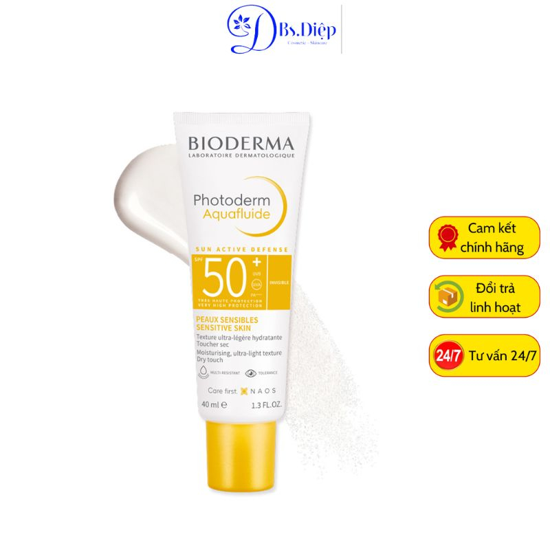 Kem chống nắng BIODERMA Photoderm Aquafluide SPF 50+