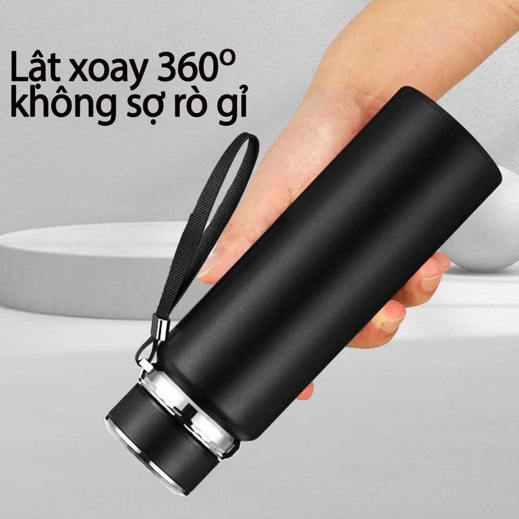 Bình giữ nhiệt 1 lít TMD GROUP chất liệu inox 316 không gỉ, có hiển thị nhiệt độ, giữ nhiệt 24h liên tục