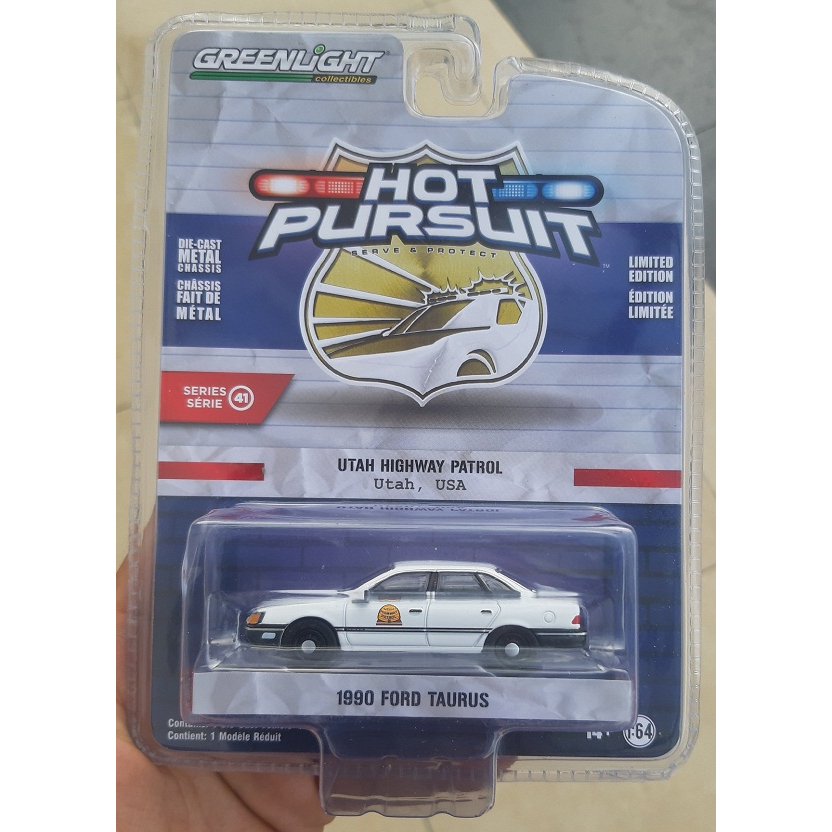 Xe mô hình Greenlight Hot Pursuit 1990 Ford Taurus