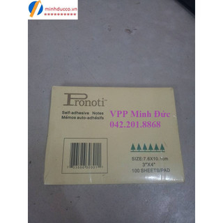 Giấy nhắn pronoti vàng 3x2