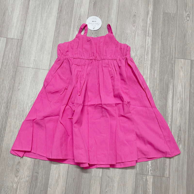 HTK- Váy maxi 2 dây hồng Sofia Candy size 12/18m-10y