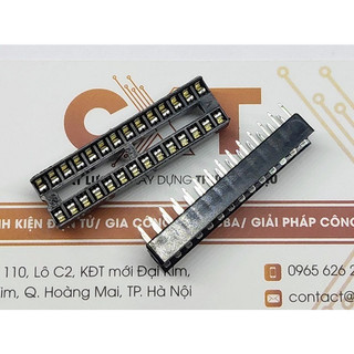 Đế ic 28 chân dẹt bản nhỏ dip-28