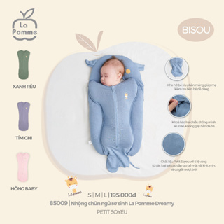 La Pomme Nhộng chũn ngủ sơ sinh cho bé dreamy AW2022