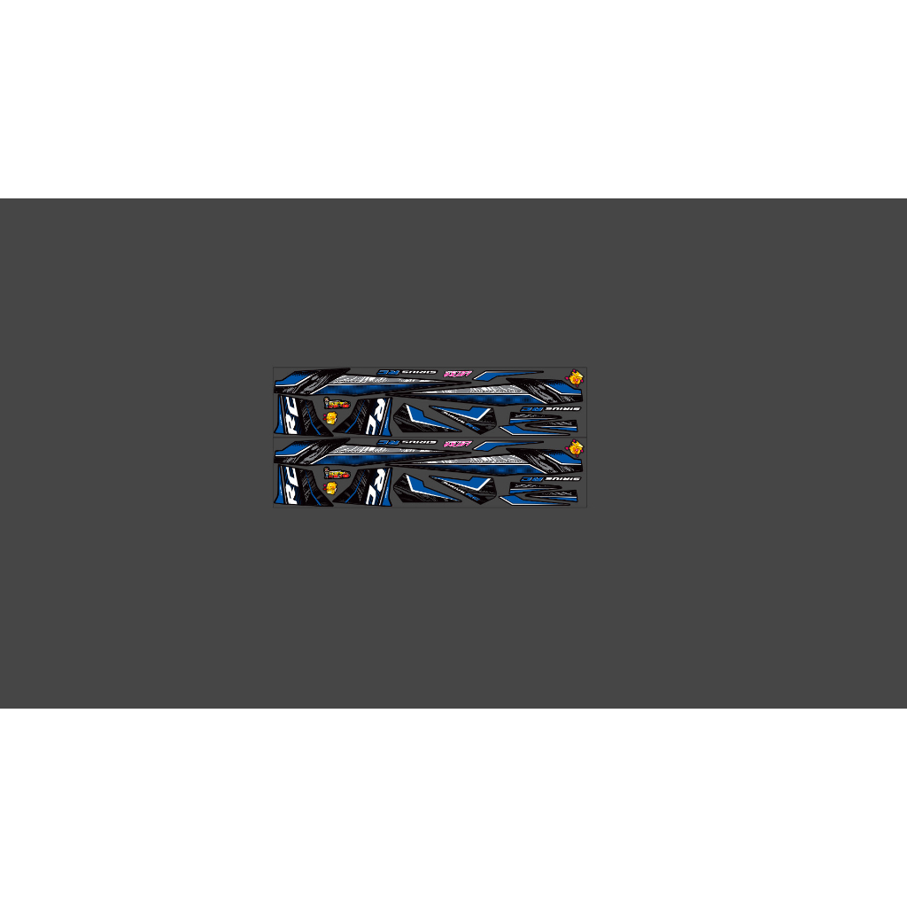 Tem rời rc v2 dán xe máy sirius 50cc - 110cc