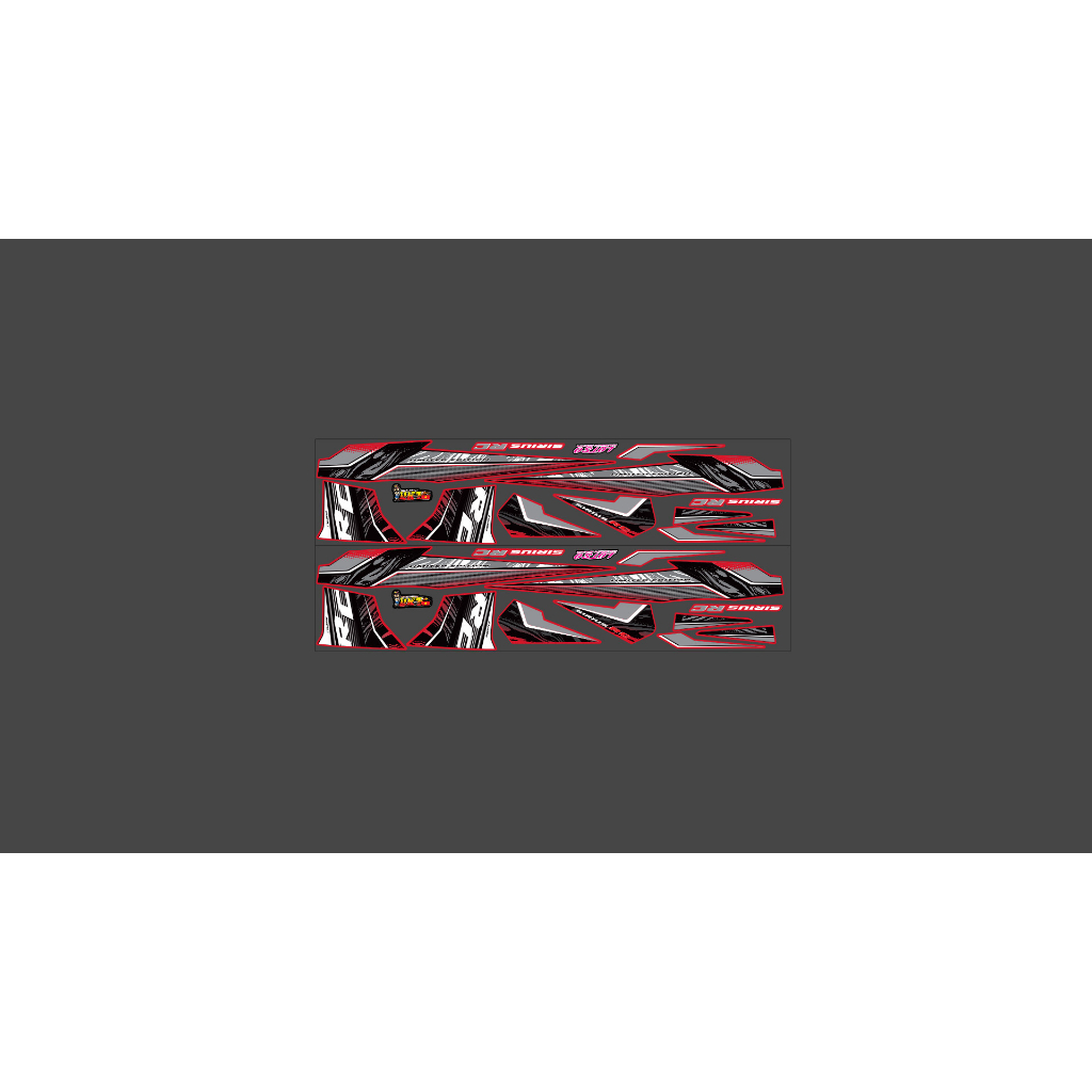 Tem rời rc v2 dán xe máy sirius 50cc - 110cc