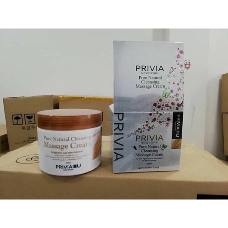 Kem massage Privia từ mầm gạo