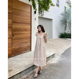 Đầm thiết kế cao cấp The Leaf Closet - Đầm suông dài tay cánh tiên
