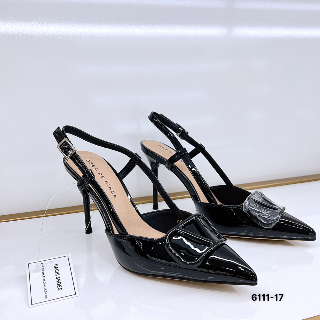 Giày cao gót nữ bít mũi gót nhọn cao 10p  fulbox 6111-17 HACHI SHOES