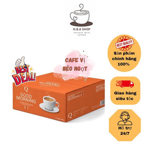 Thùng cà phê sữa hoà tan good morning trần quang 21 bịch