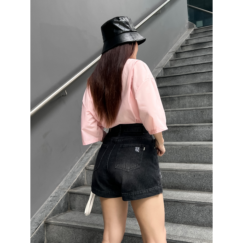 Quần short jean nữ lưng cao TiQi Jeans S1-287