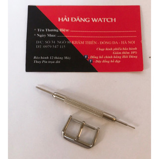 Dây da đồng hồ da bò thật màu trắng