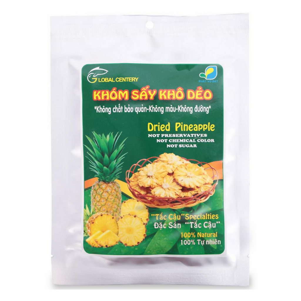 Khóm/Dứa/Thơm Sấy Khô Dẻo Phát Vũ Đạt Gói 90G