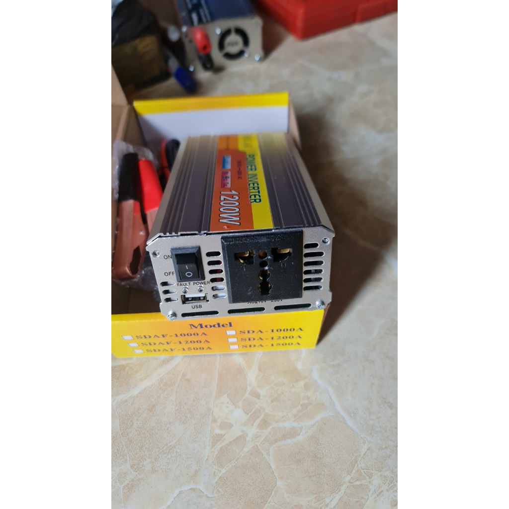 Bộ kích điện 12v to 220v 1200W