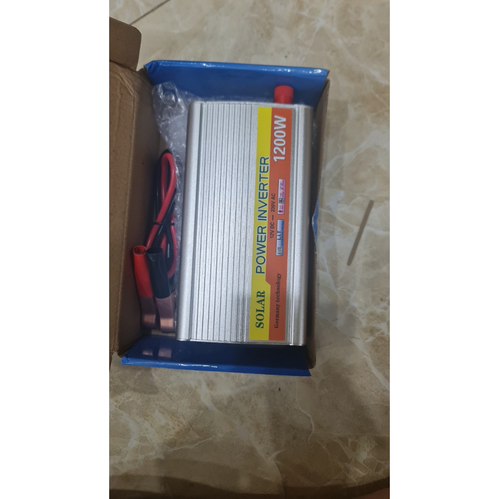 Bộ kích điện ắc quy 12V lên 220V 1200W INVERTER