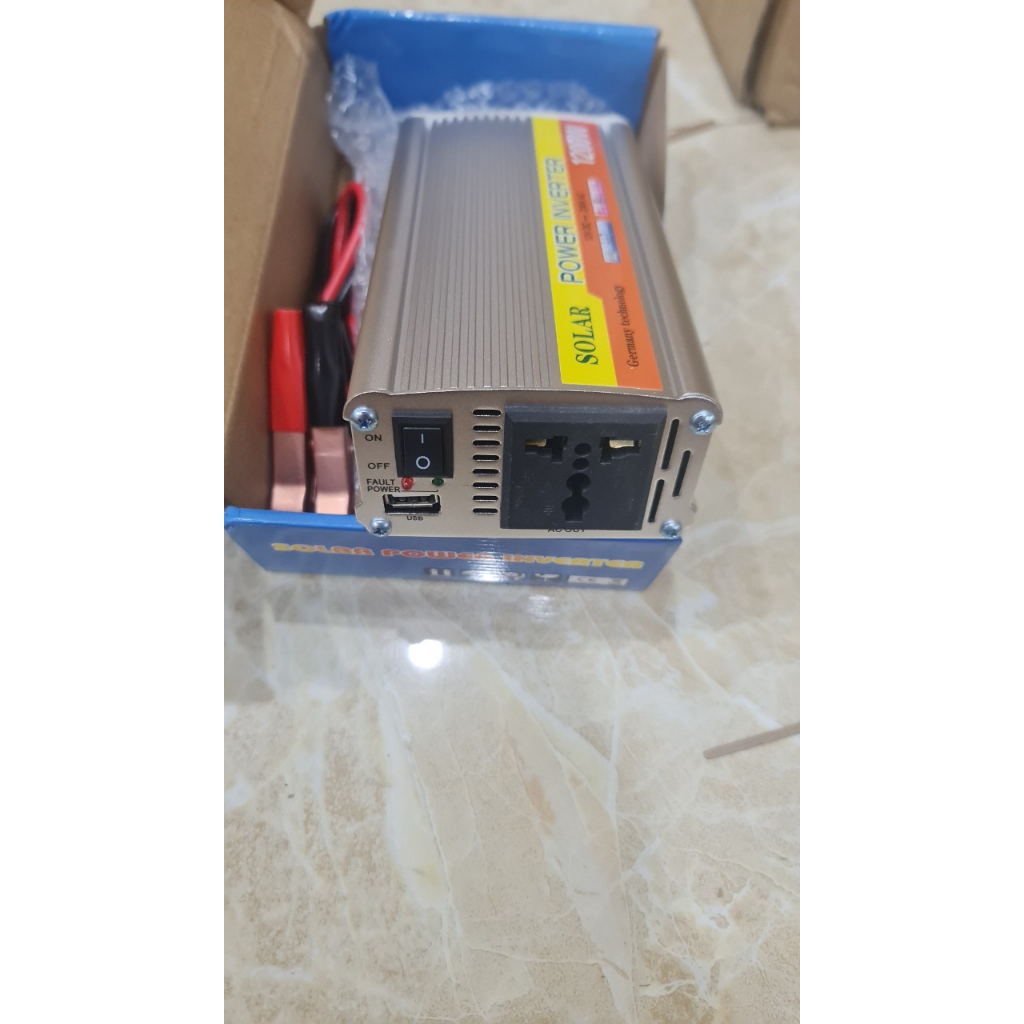 Bộ kích điện ắc quy 12V lên 220V 1200W INVERTER