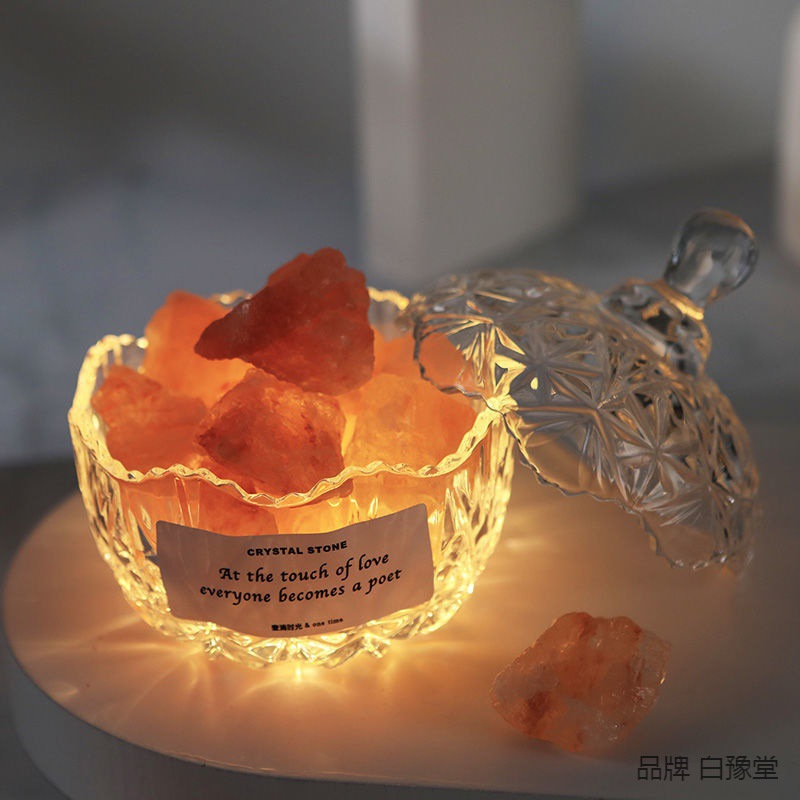 Đèn ngủ led đá pha lê thanh tẩy năng lượng, đá khếch tán tinh dầu thơm decor trang trí phòng, quà tặng sinh nhật | BigBuy360 - bigbuy360.vn