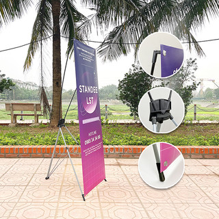 Khung Standee Chữ X Loại Siêu Cứng Kt 60x160cm | LST
