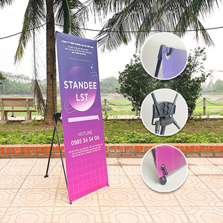 Chân Standee, Khung standee chữ X giá rẻ Kt 60x160cm | LST