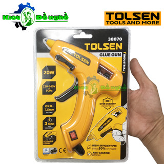 Súng bắn keo nến, keo đèn cầy 20w tolsen 38070 - kiot đồ nghề