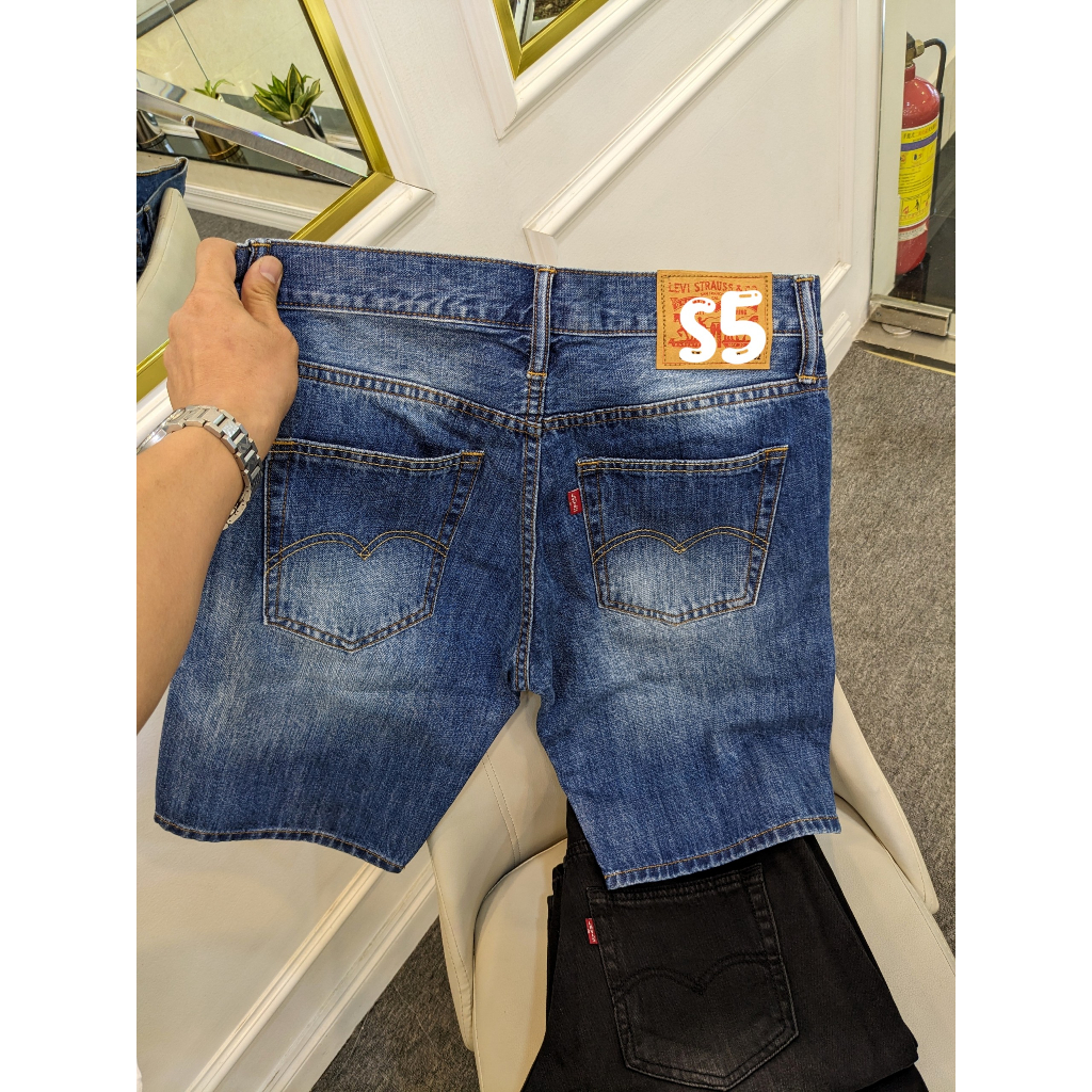 Quần jeans nam levis màu xanh