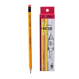 Bút chì gỗ 2b fo gp02 / bút chì ngòi đậm cứng