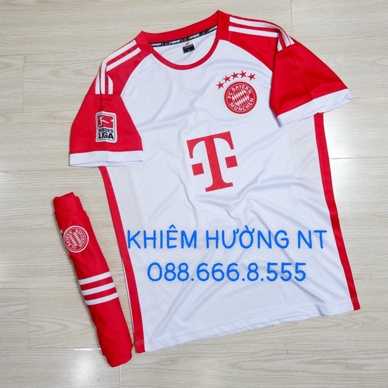 Áo đá bóng CLB Bayern Munich Sân Khách "Đen" 2021-2022 Thun lạnh cao cấp chuẩn thi đấu