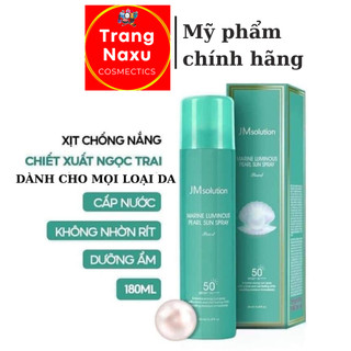 Xịt chống nắng toàn thân JM Solution Marine Luminous Pearl Sun Spray SPF50+ /PA +++ 180ml auth
