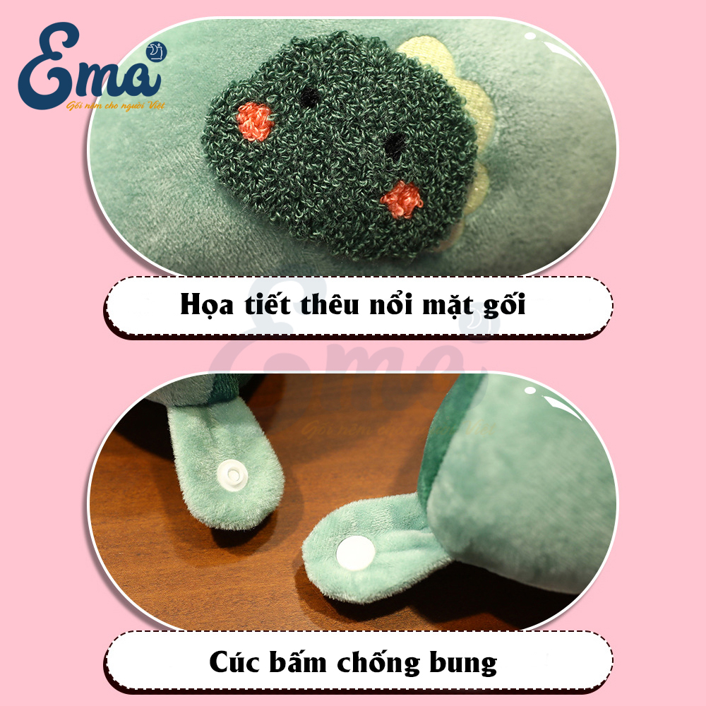 Gối cổ chữ U chống đau mỏi cổ Ema - Hình thú dễ thương