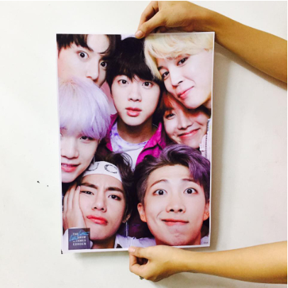 Poster size A4 in theo yêu cầu