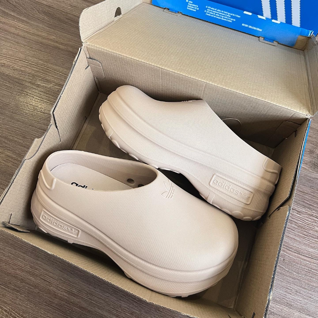 Giày Sục Adidas Adifom Stan Smith Mule Wonder Taupe" IE7052 màu Kem Nude Mới 2023 | PiuPiu Authentic