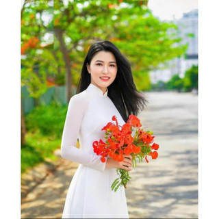 Vải áo dài trắng học sinh