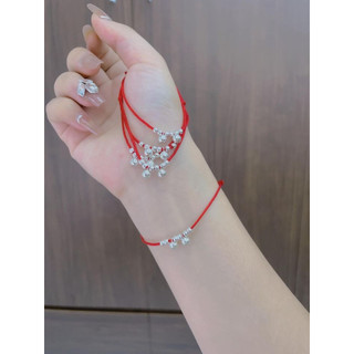 vòng tay chỉ đỏ chuông bạc