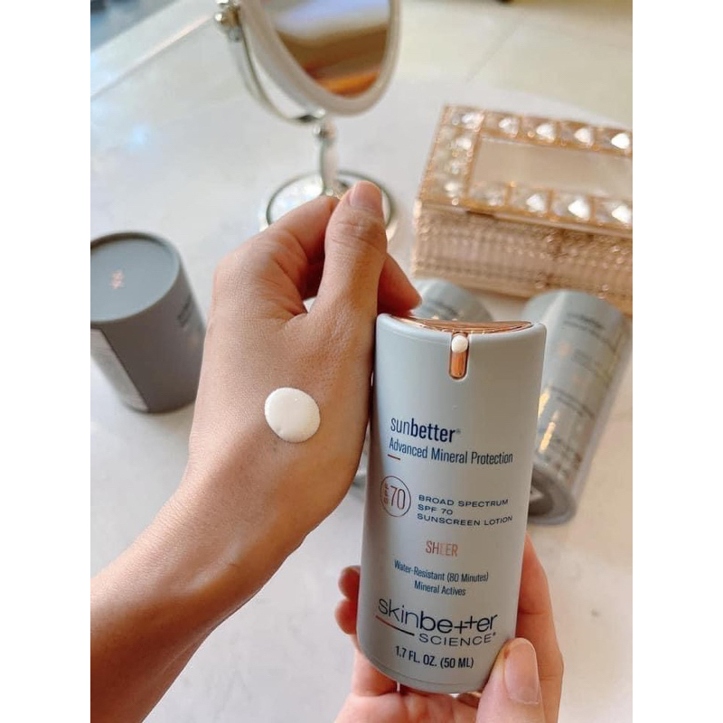 Kem Chống Nắng Skinbetter Science® Sunbetter® Sheer SPF 70 Sunscreen Lotion
