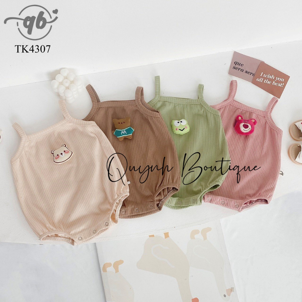 Body Chip Bé Gái Body Hai Dây Thun Gân Quỳnh Boutique Official